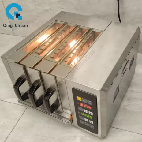 Mesin Barbekyu Tanpa Asap Tipe Oven, Mesin Pemanggang Sate Kambing Tipe Oven, Kompor Barbekyu Komersial