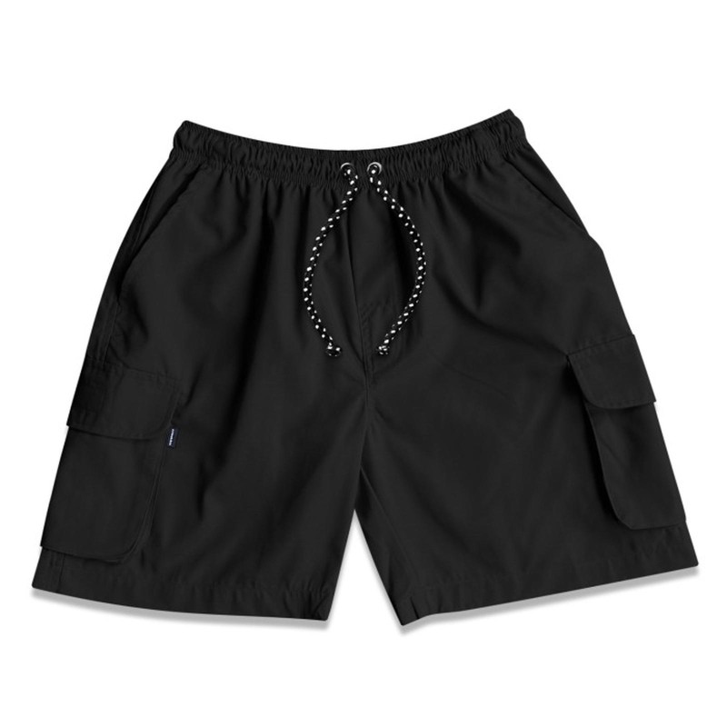 Madless Celana Pendek Cargo Pria Hitam
