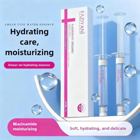 Serum asam hialuronat tipe tabung, serum anti-kerut, pelembap, dan pemutih untuk wajah wanita, memberikan hidrasi pada kulit