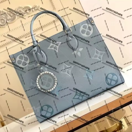 ONTHEGO Tas Desainer Wanita, Tas Tangan / Tas Bahu / Tas Selempang / Tas Ransel dengan Pola Huruf dan Bunga Timbul Warna Hitam.