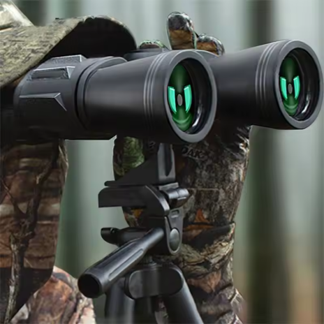 50000 Meter Teropong Bawah Laut Jerman Militer 20x50 Zoom HD BAK4 Prism Binoculars, Teropong Profesional Jarak Jauh, Cocok untuk Camping dan Perjalanan Outdoor